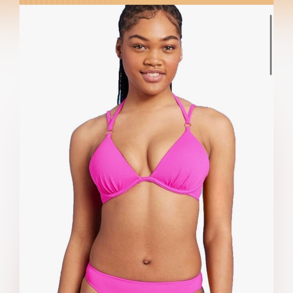 Shade & Shore Bikini Set Top 34B Bottoms Medium